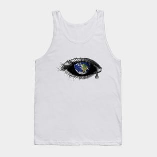 Crying heart Tank Top